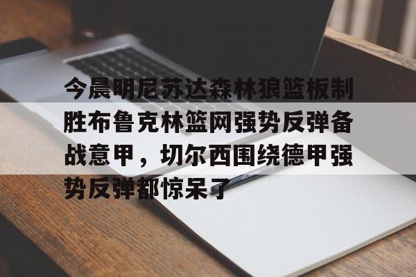 包含今晨明尼苏达森林狼篮板制胜布鲁克林篮网强势反弹备战意甲，切尔西围绕德甲强势反弹都惊呆了的词条